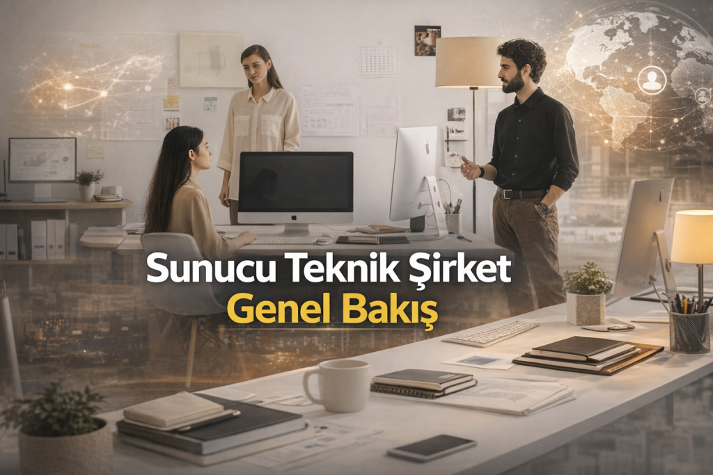 Sunucu Teknik Şirket Genel Bakış Yayında!